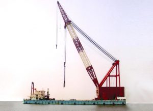 1000ton Self-Propelled Crane Vessel for Sale or Charter