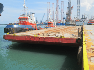 230 ft Flat Top Deck Cargo Barge For Sale or Charter